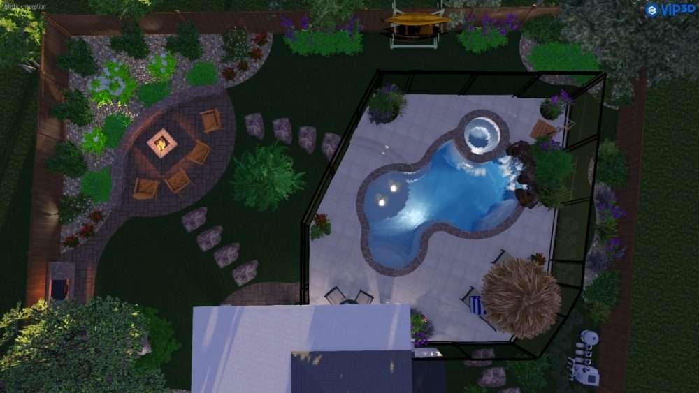 Pool And Deck Landscape Design