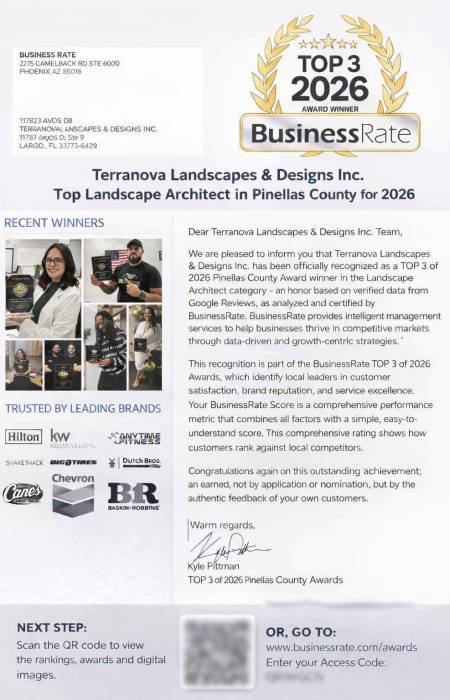 better business official letter proof of award